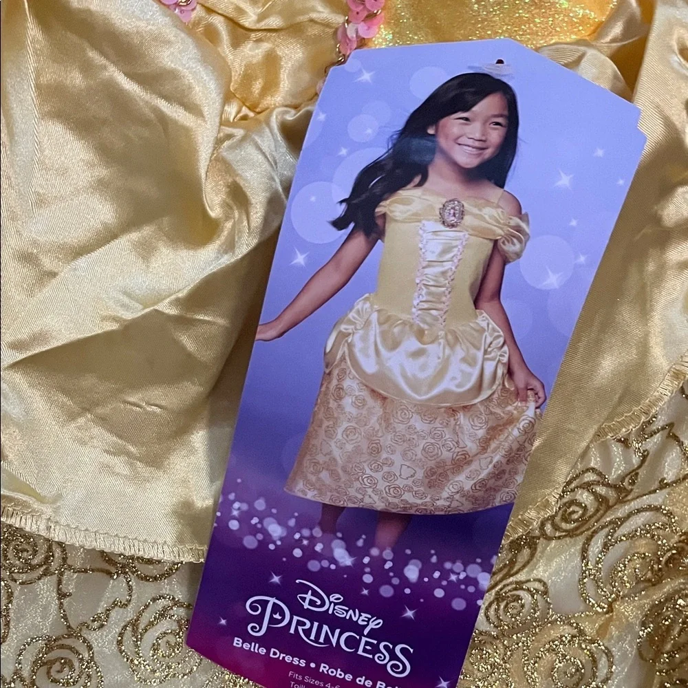 Disney Princess Belle Costume - Golden Yellow - Picture 2 of 3